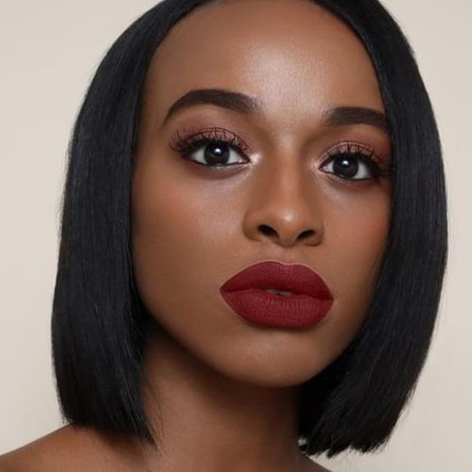 The Lip Bar - Nonstop Liquid Matte Lipstick, Brickhouse (Soft Brown) - High Pigment - One Swipe - Long Lasting - Jojoba Oil & Vitamin E - Vegan & Cruelty Free - Makeup & Cosmetics - .24 fl oz