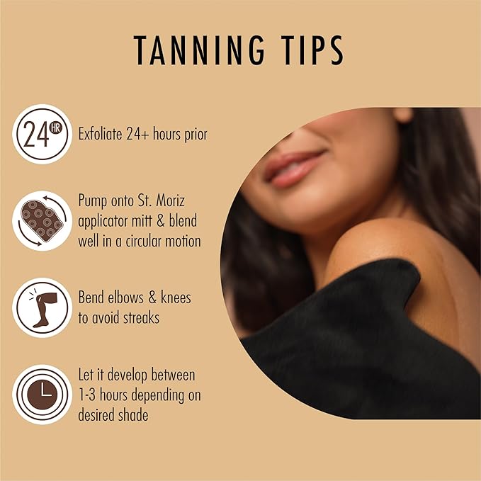 St. Moriz Professional 1 Hour Fast Self Tanner Mousse with Tanning Mitt Bundle - Light to Dark - 200ml - Sunless Instant, Express Self Tanning Foam for Golden, Natural Looking Fake Tan - Aloe Vera