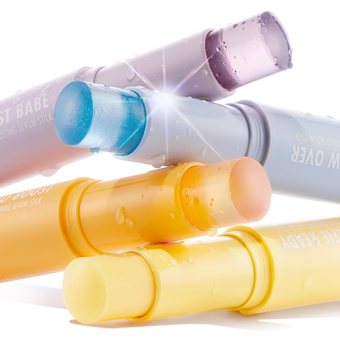 ColourPop Hyaluronic Acid Face Serum Stick - Hydrating Serum for Glowy Summer Makeup Prep with Squalane for Improved Moisture Retention & Cucumber Extract to Help Reduce Puffiness - Dew Over (0.25 oz)