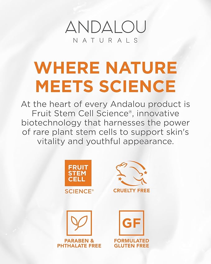 Andalou Naturals Pumpkin Honey Glycolic Mask (NEW FORMULA) - Exfoliating Face Mask with Glycolic Acid, Vitamin C for a Radiant Glow - Gentle Exfoliant Removes Dirt & Dry Skin Cells - 1.7 fl oz
