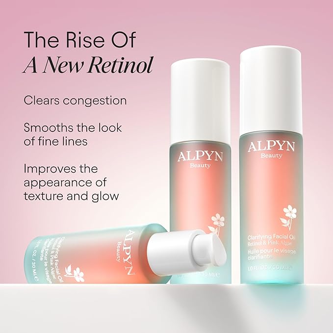 Alpyn The Clear Skin Method: 4.0 Fl Oz. Pore Perfecting Liquid + 1 Fl Oz Clarifying Facial Oil + 4 Fl Oz. Brightening Bubbling Cleanser