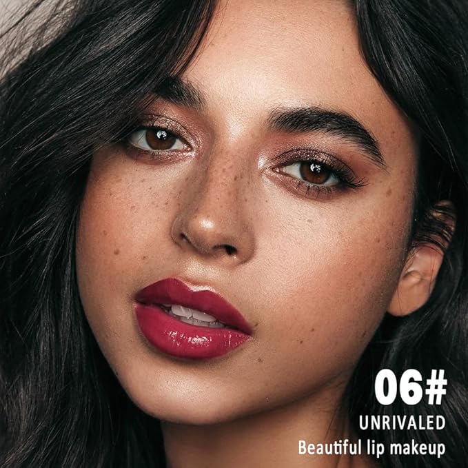Kaely Longwear No-Budge Lipstick for Women, Highly Pigmented Liquid Lip Color Makeup, Non-Transfer Lip Gloss Stain Waterproof Smudge Proof 24 Hour, Instant Shine, Vegan & Cruelty-Free, 06 UNRIVALED
