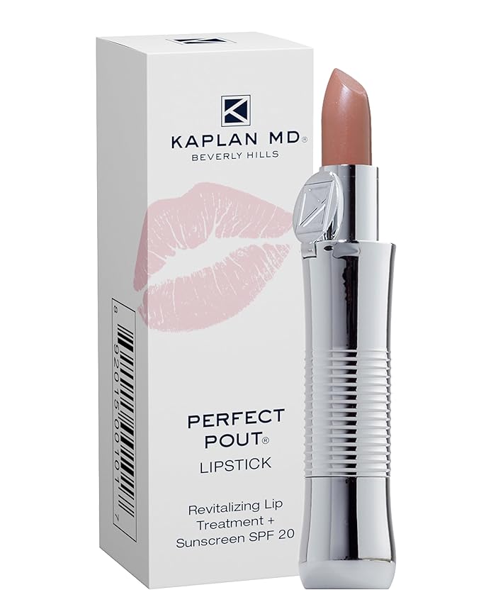 KAPLAN MD Perfect Pout Lipstick, Revitalizing Treatment + SPF 30 Sunscreen, 0.11 oz