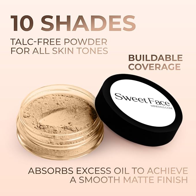 Fair Shade 2 Foundation (20g Full Size Sifter Jar) Matte Mineral Makeup Loose Powder Foundation – Full Coverage, Natural Finish, Noncomedogenic, SPF 30
