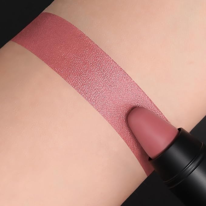 FOCALLURE Ultra Chic Lipstick,Rich Vitamin E Lip Crayon,Lightweight Color without Drying or Fading,Long Lasting Waterproof Lips Makeup,BRAVE