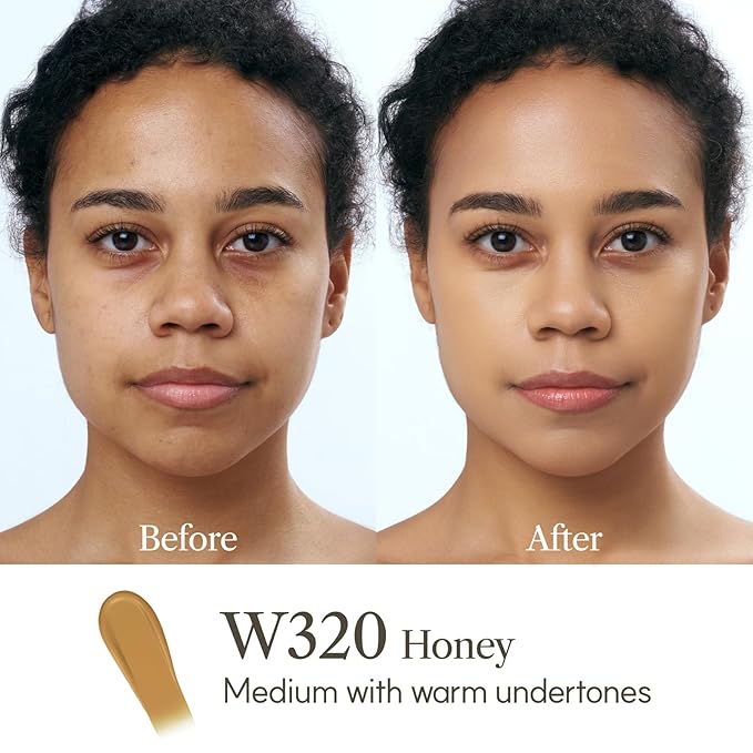 THE FACE SHOP Ink Lasting Liquid Foundation, Full Coverage, 72‑Hour Wear Semi‑Matte Finish, Makeup with Bakuchiol, N310 Almond, 0.84 Fl. Oz.