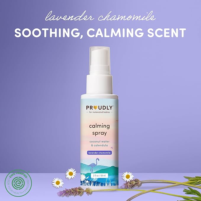 PROUDLY Calming Spray by Gabrielle Union & Dwyane Wade, Gentle Room, Linen & Skin Mist, Sleep Mist with Natural Fragrance, Lavender & Chamomile, 2-Pack (2 oz each)