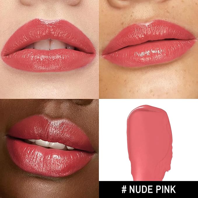 MAKI YIKA 3Pc Moisture Lipsticks for Women Brown Nude Pink Lipstick Hydrate Tinted Lip Balm for Dry Cracked Lips Glossy Lip Color, MA55/58/62