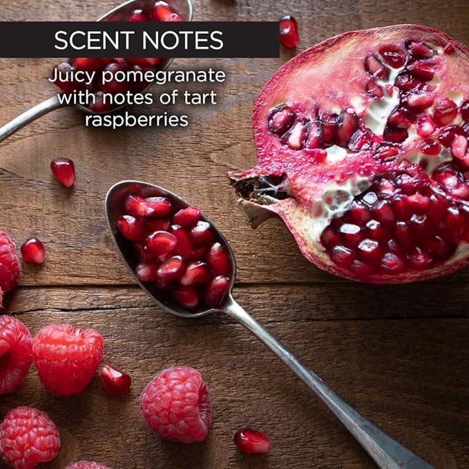 Whish Beauty Pomegranate Exfoliating Sugar Scrub - Body Scrub for Women - Brown Sugar Exfoliator with Raspberry, Aloe, & Shea Butter - Gentle on All Skin Types - Paraben & Sulfate Free - 8 oz