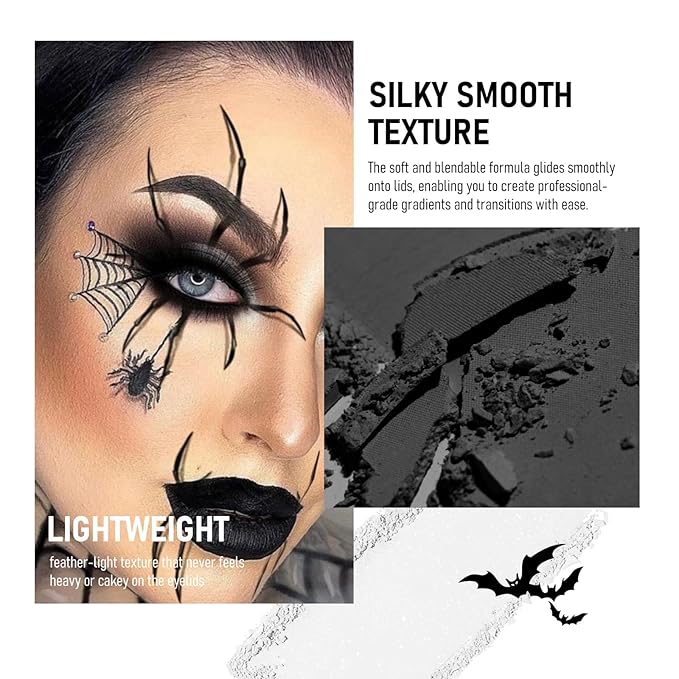 KYDA 2 Color Eyeshadow Palette, Taupe Brown and Matte Nude Eyeshadow Powder, Highly Pigment, Soft and Blendable Makeup for Daily Look -06