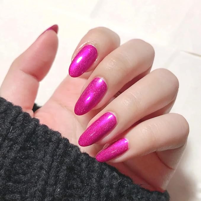 Major Dijit Quick Dry Nail Polish 12ml/0.41fl oz Vibrant Magenta Regular Lacquer Fast Drying & Long Lasting Art Effect for Salon