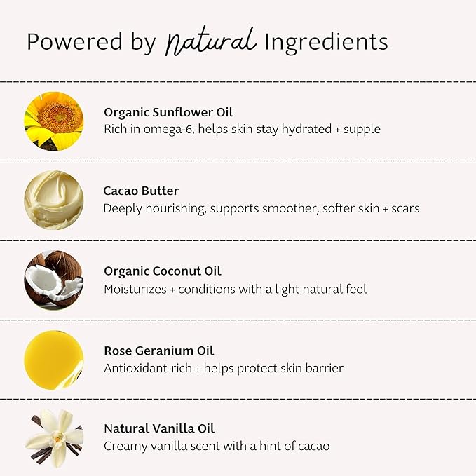 Slo Natural Moisturizing Stick | Body Balm for Dry Skin with Organic Ingredients | Hydrating + Nourishing | Coconut, Cocoa Butter & Antioxidants | Travel-Friendly | Vanilla + Cacao | 2.11oz/60g