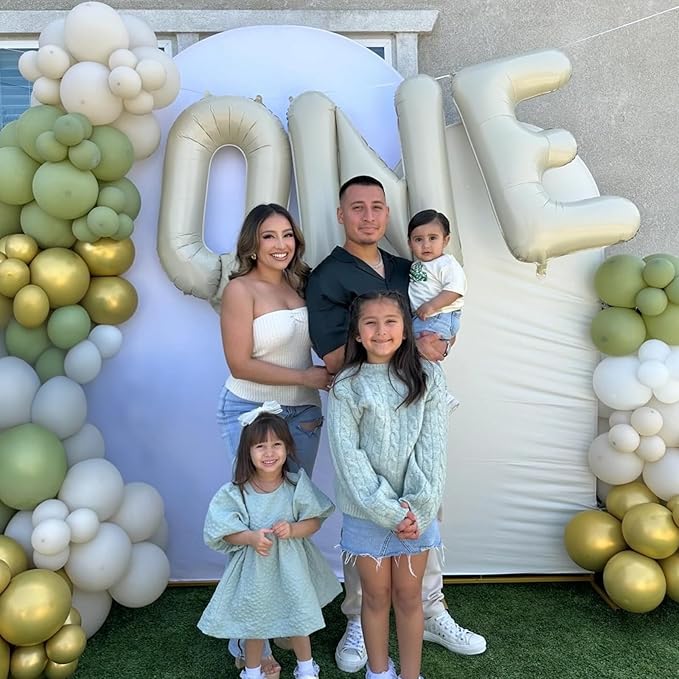 40 Inch Letter Balloons T, Big Custom A-Z Alphabet Foil Name Balloon Cream White, Self Inflating Beige Customize Helium Balloon Letters T for Women Girls Birthday Bride Baby Shower Party Decorations