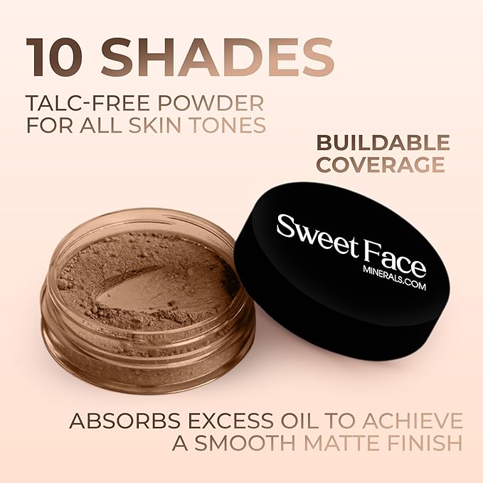 Cococa Shade Foundation (5g Full Size Sifter Jar) Matte Mineral Makeup Loose Powder Foundation – Full Coverage, Natural Finish, Noncomedogenic, SPF 30