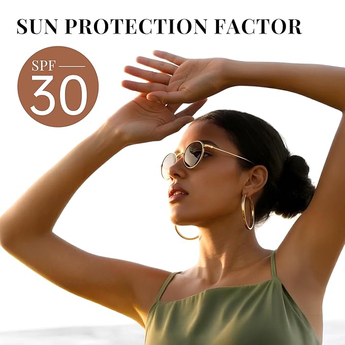 PHOFAY Matte Sunscreen Liquid Foundation SPF 30 (1.02 fl oz) - Long-Wearing Oil-Control, Concealing & Non-Greasy Buildable Coverage, Suitable for Most Skin Types, Daily & Outdoor Use (05#)