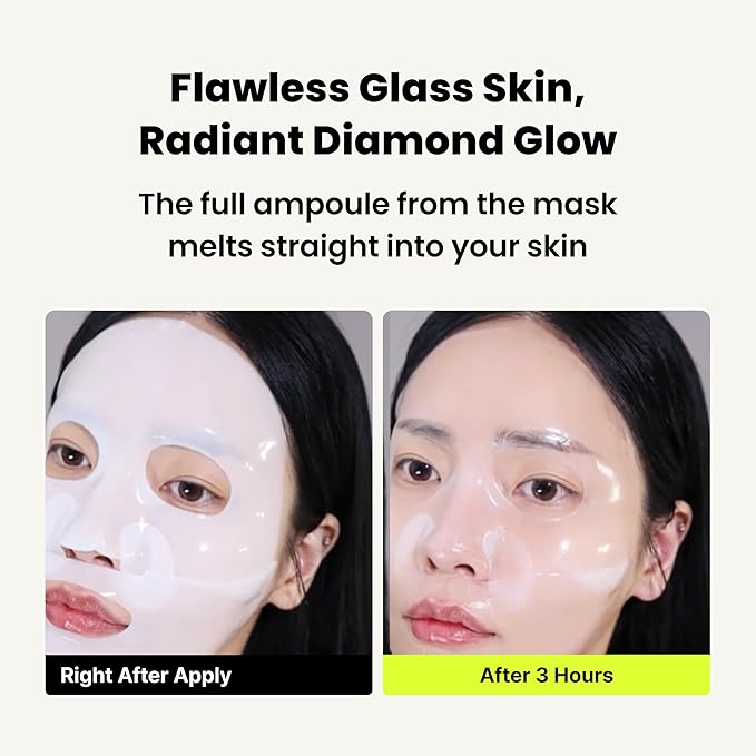 podl All-In-One Hyaluronic Hydrogel Mask(4ea) | Collagen Face Mask for Glass Glow Skin | Deep Hydration & Radiance Boosting | Improves Skin Elasticity & Firmness | Korean Face Mask Skincare