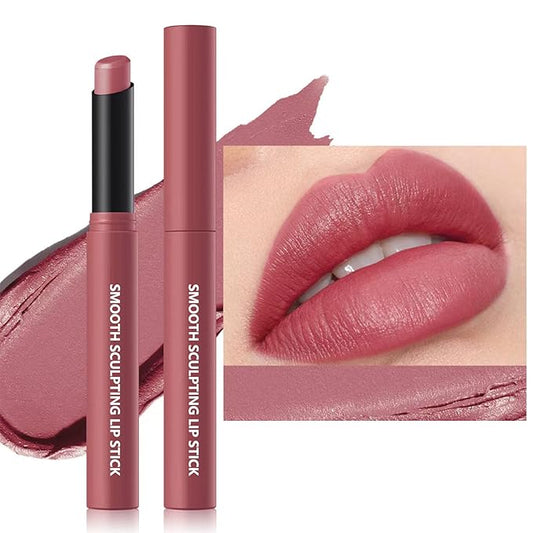 Matte Lipstick For Women Girls 24Hr Wear Waterproof Long Lasting Hypoallergenic Lipsticks - Lightweight Non-Drying, Fade-Resistant Formula 12 Trendy Colors for Daily Use Vegan & Cruelty-Free 07