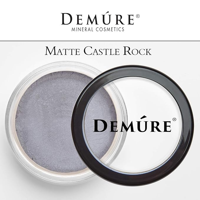 Demure Mineral Make Up Eye Shadow (Castle Rock), Matte Eyeshadow, Loose Powder, Eye Makeup, Professional Makeup