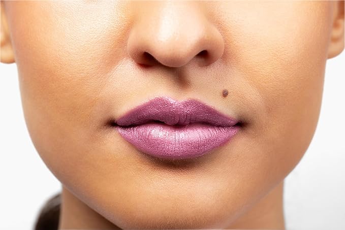 Aromi Metallic Matte Liquid Lipstick - Pink Lip Color for Women, Shimmery Finish, Long-Lasting, Waterproof Handmade (Cotton Candy)