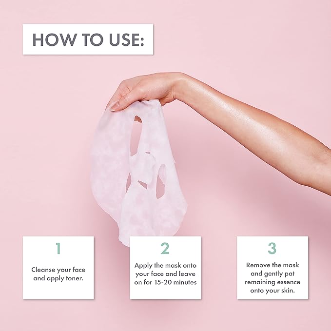 ESW Beauty Pineapple Bliss - Revitalizing Raw Juice Face Mask (6-Pack) - Brightening with Pineapple, Kiwi, Ginger & Pear for Dull, Uneven Skin - Enhances Radiance & Smoothness