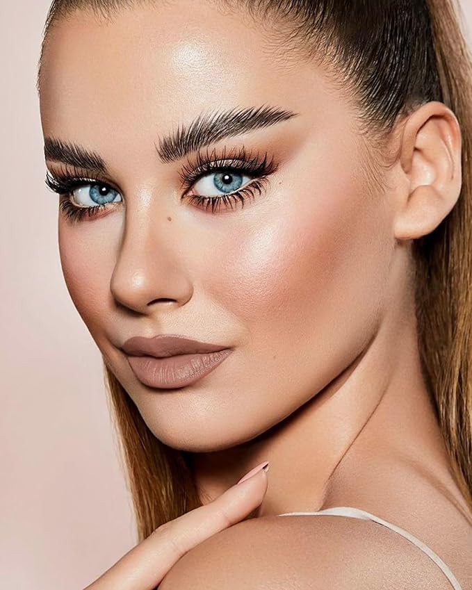 MAKI YIKA 3Pcs Matte Liquid Lipstick Makeup Set Dark Red Nude Orange Lipstick Long Lasting Smudgeproof Transfer Proof Lip Makeup, DarkRed/Nude/Orange