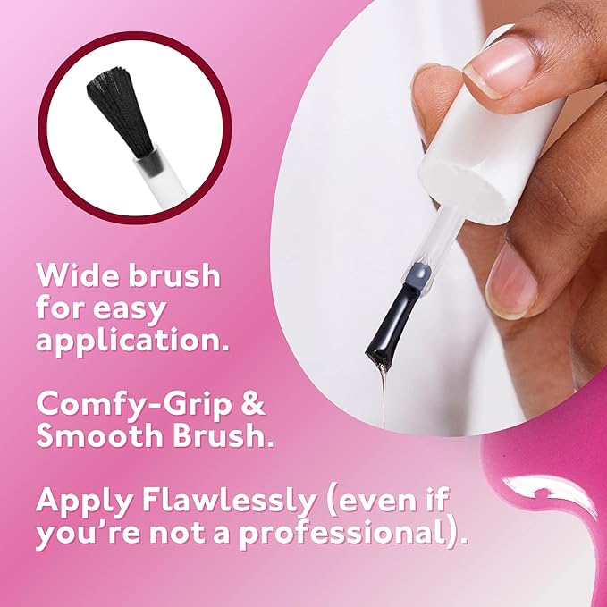 Eternal Red Nail Polish Set for Women (ROSE ALL DAY) - Pink Nail Polish Set for Girls - Long Lasting & Quick White Nail Polish for Home DIY Manicure & Pedicure - Made in USA, 13.5mL (Set of 5)