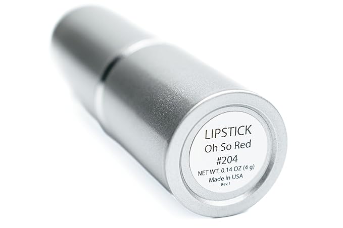 Oh So Red! Vibrant Vogue Marylin Monroe Red Lipstick Creamy Color Moisturizing Paraben Free, No Animal Testing & Cruelty Free Lip Makeup Color