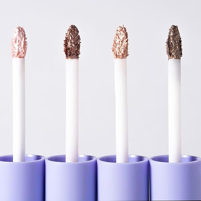 Gloweye Liquid Eyeshadow - Highly Pigmented Shimmer Eyeshadow - Intense Color Payoff and Long-Lasting Wear - 02 Sunny Bronze - 0.084 oz