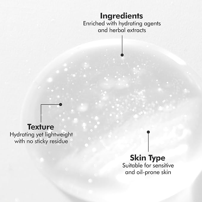 Moisture Balancing Serum - Hydrating & Soothing with Hyaluronic Acid and PHA, Botanical Moisturizer for Sensitive Skin, pH Balanced for Glass Skin, Korean Skincare (1.69fl oz)