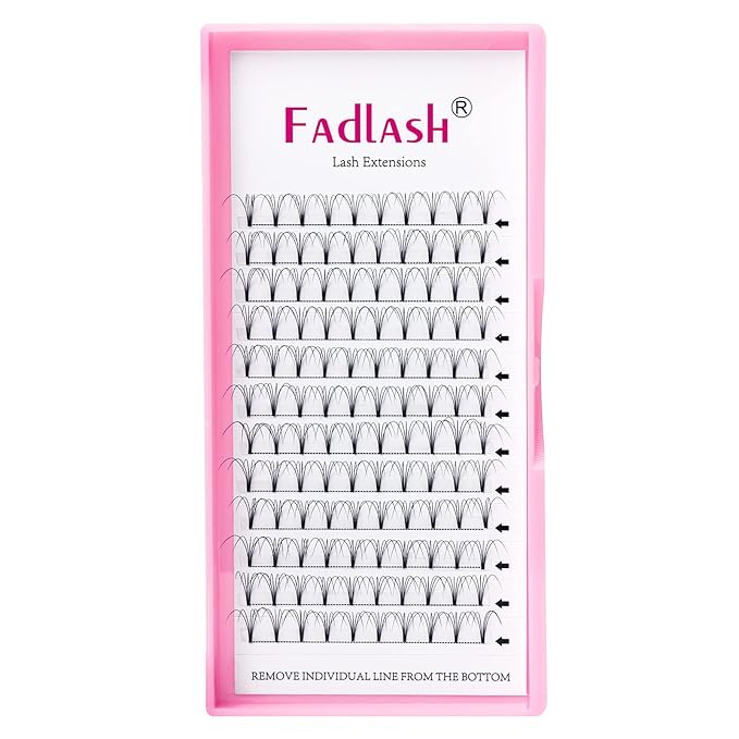 Volume Lash Extensions Premade Fans Eyelash Extensions Short Stem 3D 4D 5D 6D Premade Lash Extensions Fans 0.07 0.10 8-20mm Available Premade Lash Fans (5D-0.10D, 17mm)