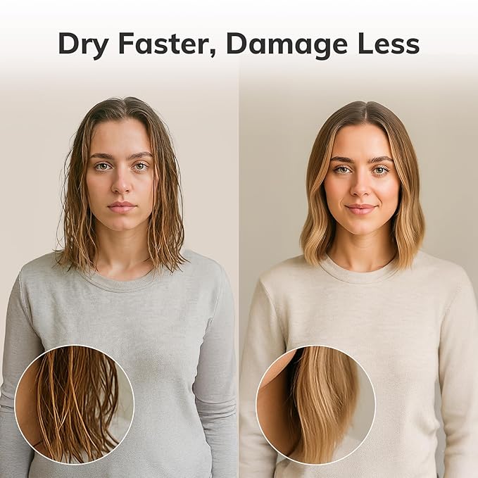 Sndyi Small Round Brush for Blow Out, Nano Thermal Ceramic Ionic Round Hair Brush with Boar Bristles, Boost Shine & Volume, For Short Hair with Quick Blow Drying & Salon Styling -2 Inch, Barrel 1 Inch