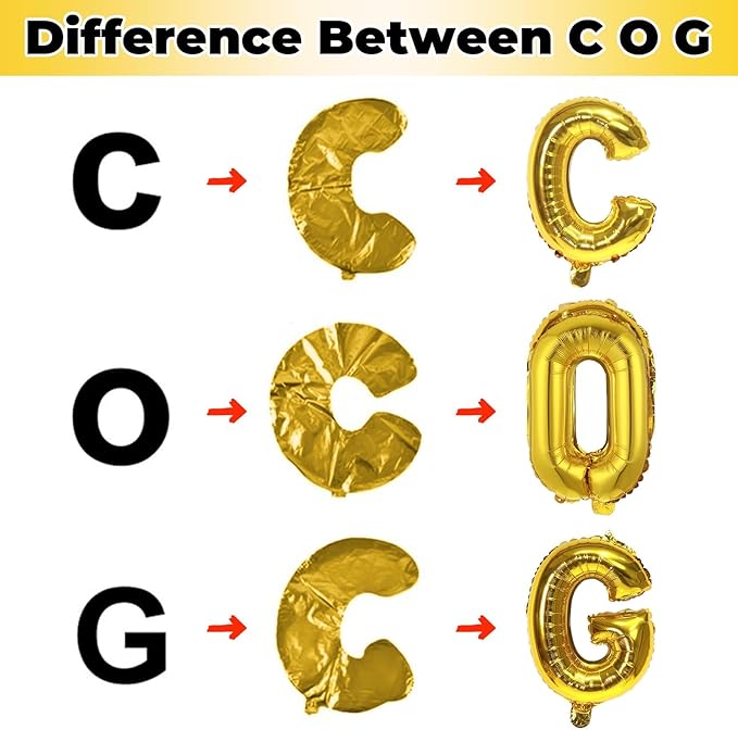 40 Inch Gold Alphabet Balloons, Large Mylar Self-Inflating Custom Letter Q Decor for Men Women Birthday Party Decorations Supplies
