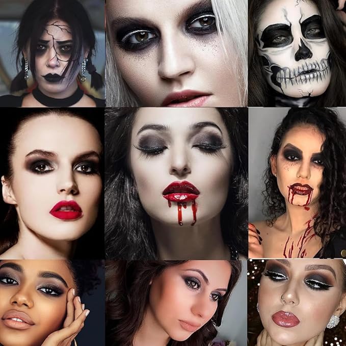 Black Smoky Eye shadow Palette, 15 Colors Black Dark Grey Smokey Goth Eyeshadow Pallet, Matte High Pigmented Basic White Gray Eyeshadow For Woman