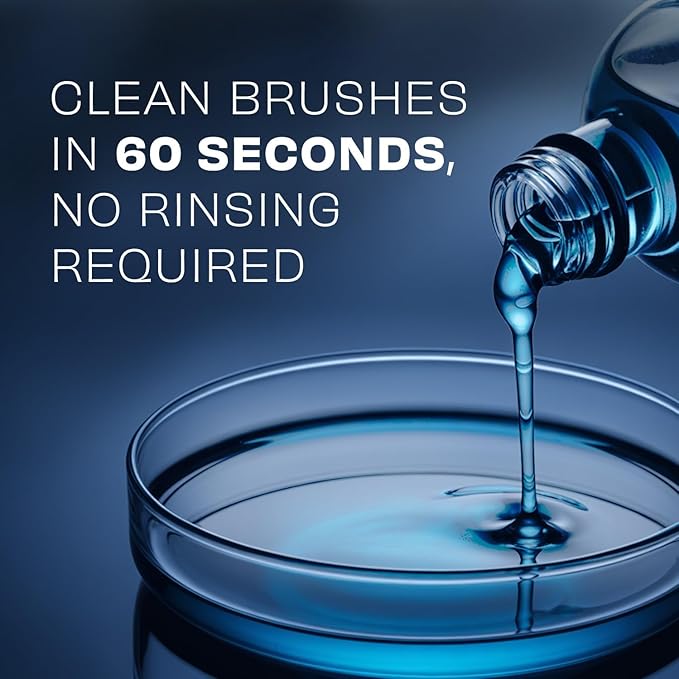 Original Makeup Brush Cleaner - Professional Cleanser for Makeup Brushes - Quick-Drying, Rinse-Free Formula - Removes Stubborn Waterproof Make Up, 16 oz