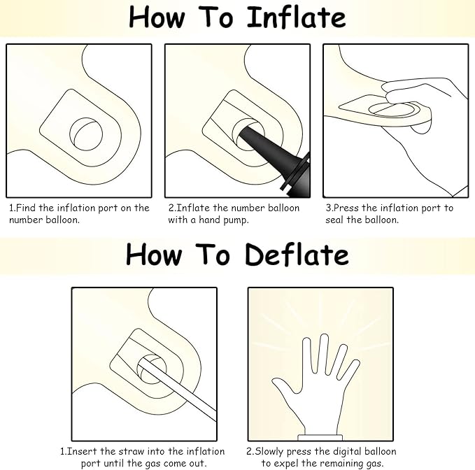 40 Inch Beige Large Numbers Balloons 3, Self Inflating Ivory White Digit 3 Helium Balloons for 3rd Girls, Cream Foil Mylar Number Balloons 0-9 for Women Birthday Party Anniversary Supplies Decorations