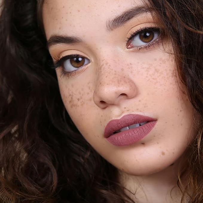 The Lip Bar - Nonstop Liquid Matte Lipstick, Curlfriend (Mauve Pink) - High Pigment - One Swipe - Long Lasting - Jojoba Oil & Vitamin E - Vegan & Cruelty Free - Makeup & Cosmetics - .24 fl oz