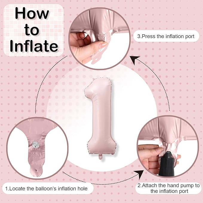 17th Birthday Balloons for Girls, 40'' Foil Self Inflating Dusty Light Baby Pink Number 17 Balloon, Pastel Blush Pink Big Helium Mylar 17 Balloon Number for Birthday Party Decor Anniversary Decoration