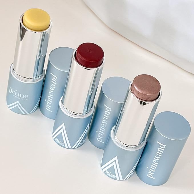 Prime Prometics PrimeWand Pearl Stunning & Natural Pro-Age Makeup Highlighter Stick for Mature Women Infused With Pearl Extract