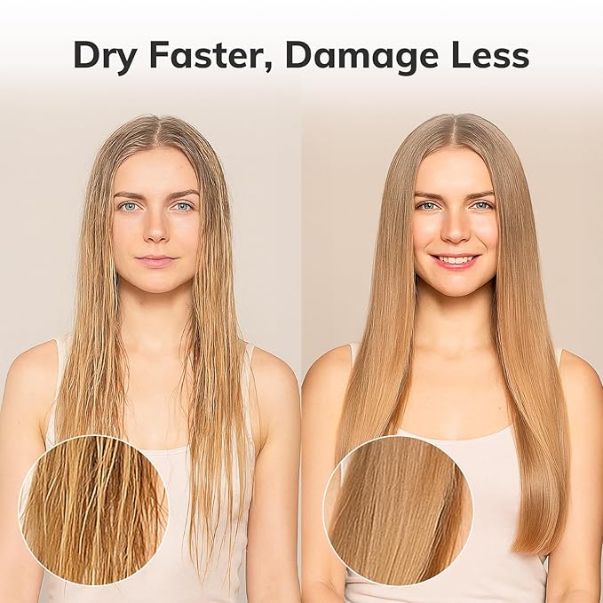 Sndyi Large Round Brush for Blow Out, 2.1 Inch Nano Thermal Ceramic Ionic Round Hair Brush with Boar Bristles, Boost Shine and Volume, Quick Blow Drying and Styling, Best for Long Thick Hair