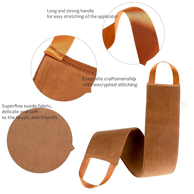 Yoseng 2-in-1 Self Tanner Brush Kit - For a Flawless & Easy Self-Tanning Experience, Rose gold kit