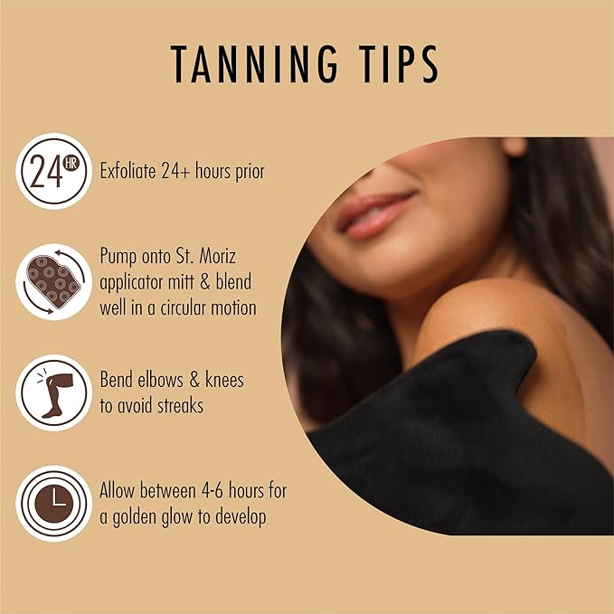 St Moriz Professional Dark Self Tanner Mousse - Sunless Instant Self Tanning Foam for a Deep, Natural Looking Fake Tan - With Aloe Vera & Vitamin E (6.76 fl oz)