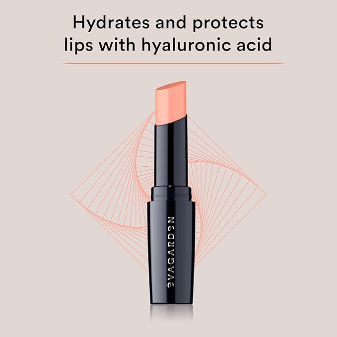 EVAGARDEN Pleasure Lipstick - Moisturizes and Nourishes - Protects with SPF - Soft Application Spreads Easily and Provides Smoothness - Gives Volume Effect and Bright Color - 660 Salmon - 0.1 oz