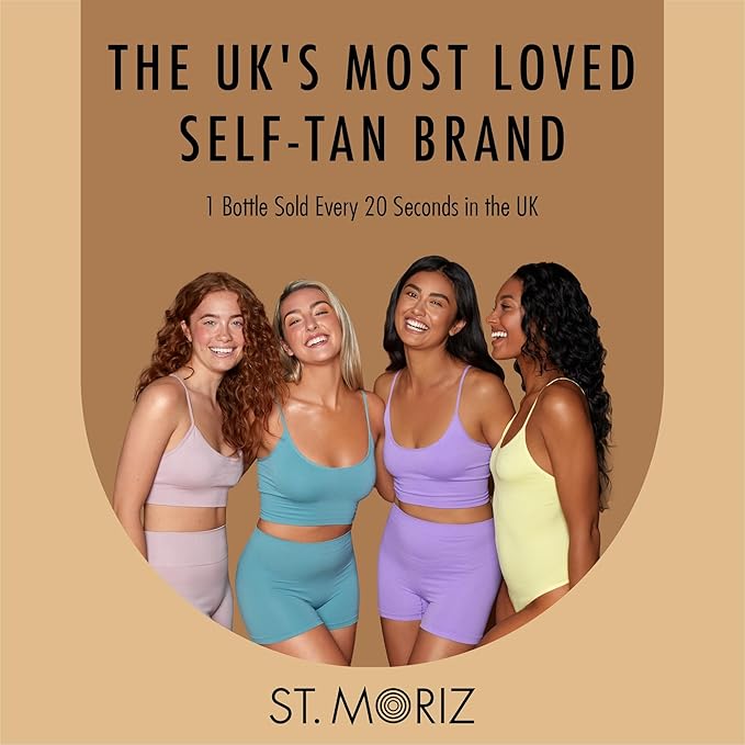 St Moriz Professional Insta-Grad Shimmer Self Tanner Lotion in Medium - Illuminating Instant Self Tan with Added Shimmer, Aloe Vera and Vitamin E - Dermatologically Tested (6.76 Fl OZ)