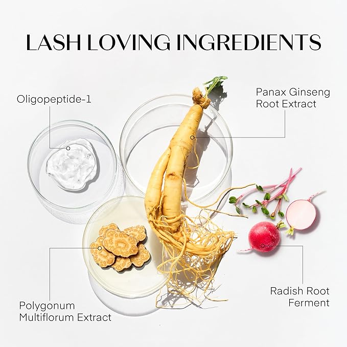 Lash Serum for Eyelash Growth - Lash Enhancer for Thicker Longer and Fuller Eyelashes - Advanced Natural Formula Vegan & Cruelty-Free 0.17 Fl Oz (Pack of 1)