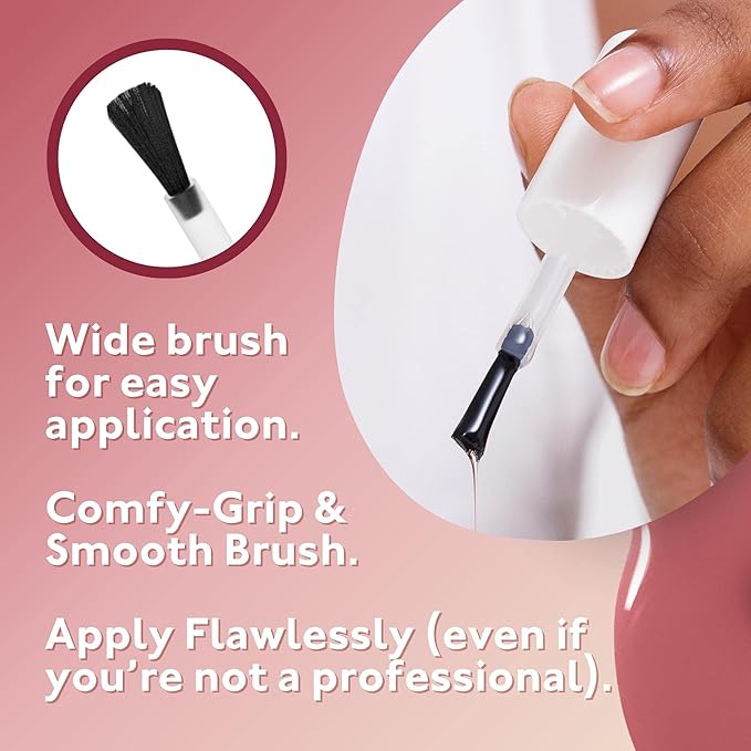 Eternal Red Nail Polish Set for Women (ROCK & ROSE) - Pink Nail Polish Set for Girls - Long Lasting & Quick Dry Fingernail Polish Kit for Home DIY Manicure & Pedicure - Made in USA, 13.5mL (Set of 4)