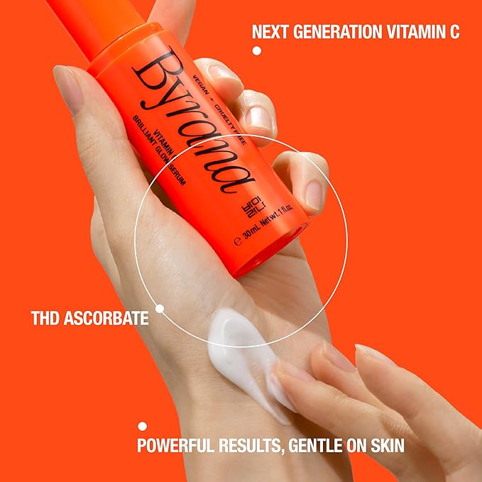 Vitamin C Brilliant Glow Face Serum – Korean Anti Aging Skincare with THD Ascorbate, Matrixyl 3000, Ferulic Acid & Ginseng – Visibly Reduces Dark Spots, Uneven Tone, Fine Lines & Wrinkles