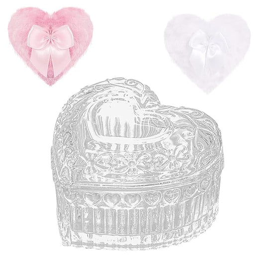 Large Body Powder Puffs and Containers, Crystal Clear Powder Container with Soft Power Puffs, Reusable Dusting Powder Case with Washable Velvet Face Body Glitter Puffs Wet and Dry Makeup