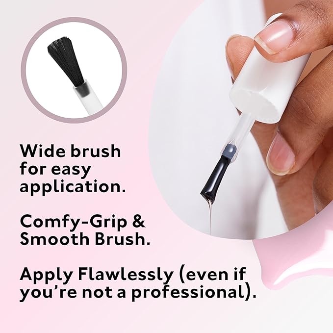 Eternal White Nail Polish Set for Women (OH LA LA) - Clear Nail Polish Set for Girls - Lasting & Quick Dry Light Non Toxic Nail Polish Kit for Home DIY Mani Pedi - Made in USA, 13.5mL (Set of 5)