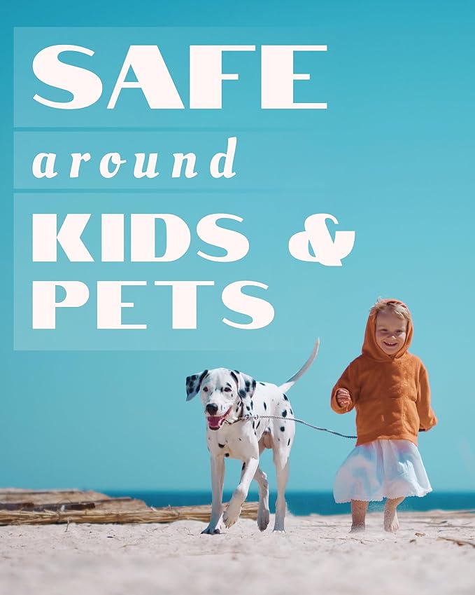 Santal Natural Hair & Body Mist Spray, Pure Essential and Fragrance Oils, Alcohol-Free, Handmade in California, 0.5Fl Oz