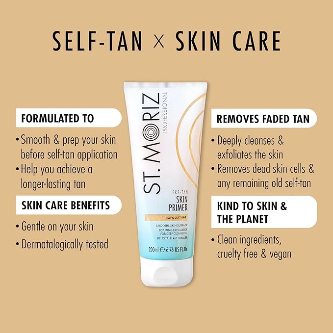 St Moriz Skin Primer Advanced Pro Formula 200ml